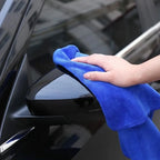 200pcs Microfiber Towels Car Wash Drying Cloth Blue Car Care Detailing Cleaning Polishing Duster Home Kitchen Washing Rags