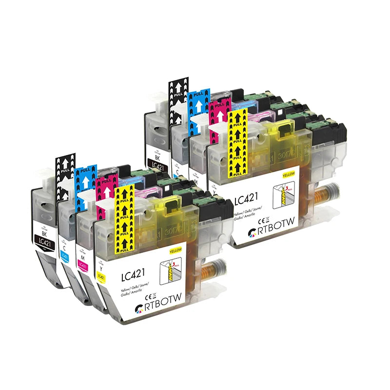 LC421XL LC421 421XL Compatible Ink Cartridge For Brother DCP-J1050DW MFC-J1010DW DCP-J1140DW Printer
