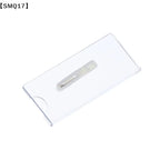 10/20/30Pcs Name Tag Blank Name Badges Acrylic Name Tag Holders 70x30mm Insert Blank Acrylic Nameplate【SMQ】