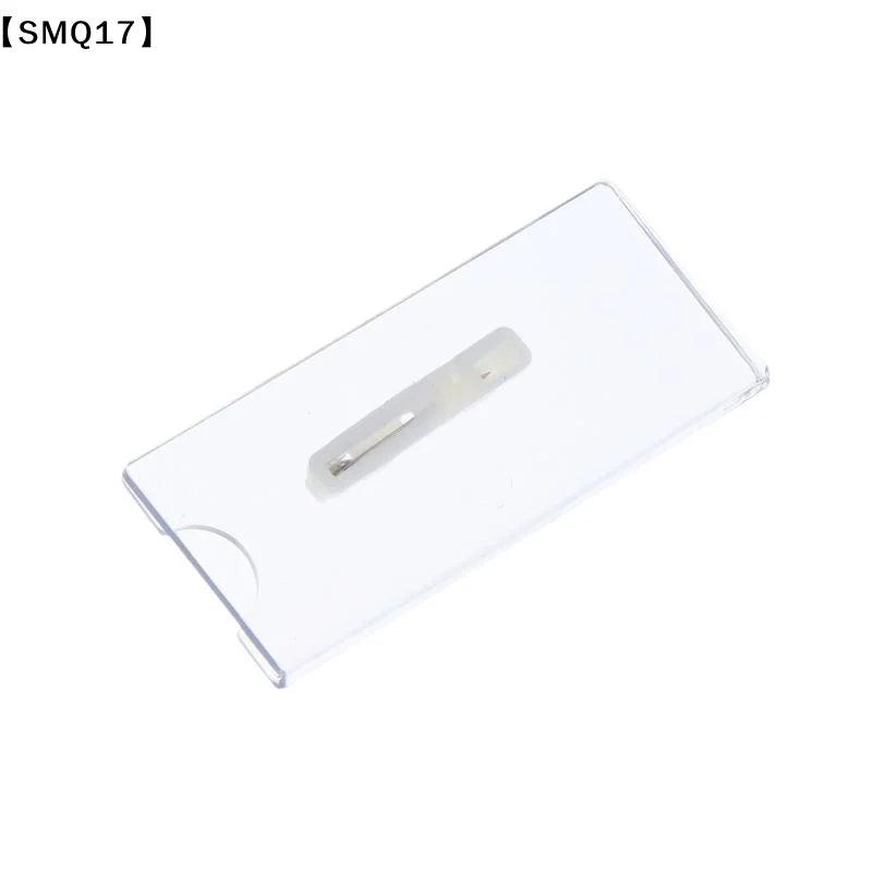 10/20/30Pcs Name Tag Blank Name Badges Acrylic Name Tag Holders 70x30mm Insert Blank Acrylic Nameplate【SMQ】
