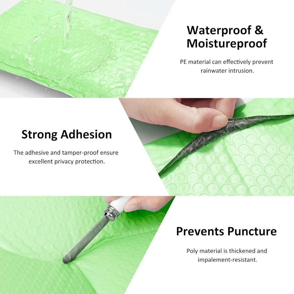 Shockproof Bubble Bags for Phone Cases Packaging Padded Envelopes Waterproof Self Seal Adhesive Mailer Protective Shipping Bag
