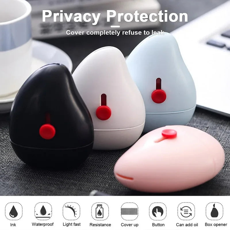 Ceramic Blade Theft Protection Roller Stamp for Privacy Confidential Data Guard Your Security Stamp Roller Privacy Seal Roller