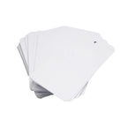 50pcs 4x6/5x9cm Rectangle Blank Plastic Tags Blank Merchandise Tag PVC Price Tags Waterproof Plastic Identification Price Tags