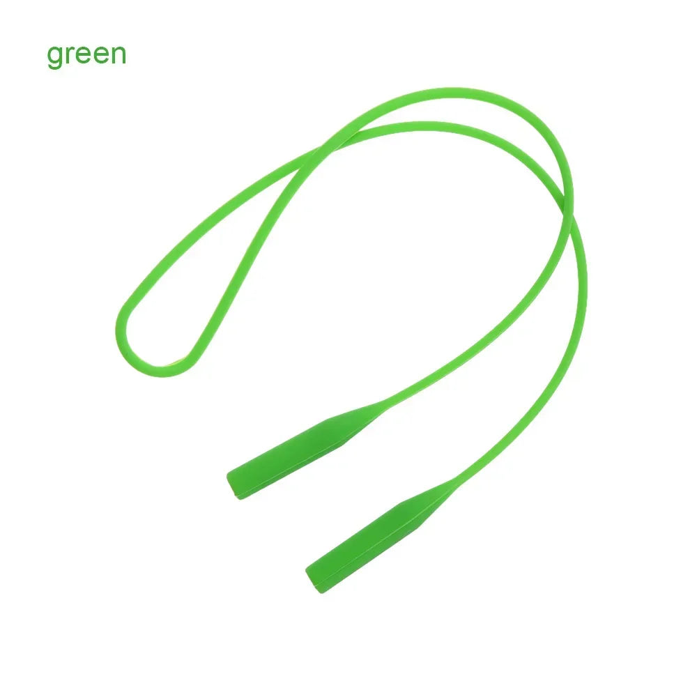 1PC Silicone Eyeglasses Straps Candy Color Elastic Reading Glasses Chain Sports Cord Holder Sunglasses Anti Slip String Ropes