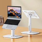Oatsbasf Metal Desktop Laptop Holder Riser Computer Stand Height Adjustable Portable Laptop Table Stand for 11-17.3" Device