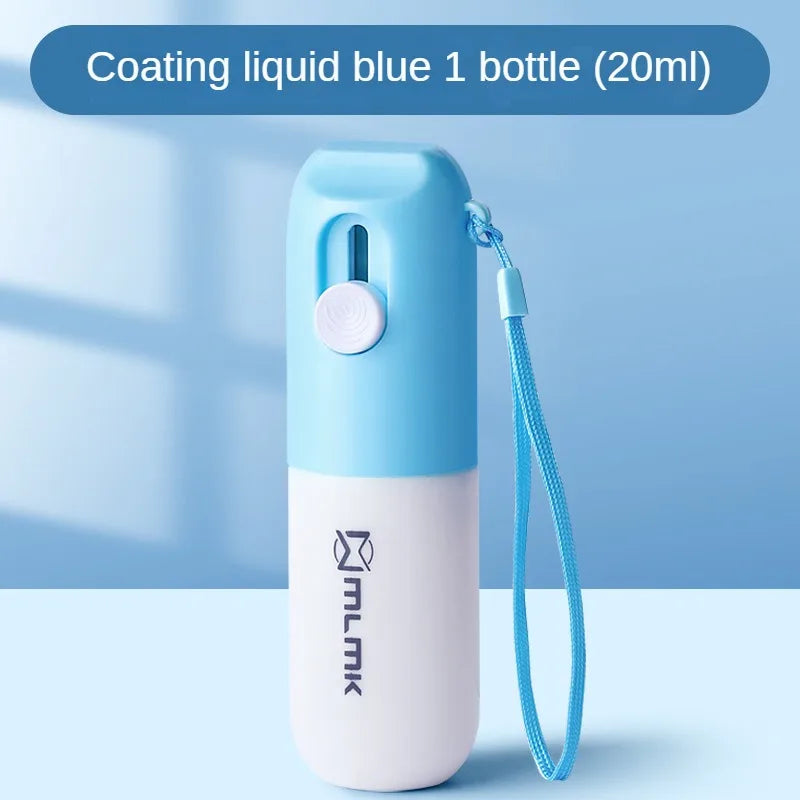 Thermal Paper Correction Fluid with Unboxing Knife Portable Durable Thermal Paper Data Identity Protection School Supplies