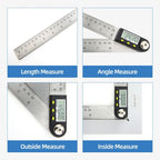 Goniometer Electronic Protractor Digital Gauge Angle Measurement Tool Multi Angle Ruler Woodworking Tools Meter Angle Finder 360