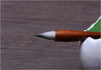 Watercolor Painting Brush Short Woolen Rabbit Mixed Hair Calligraphy Brush Chinese Running Regular Script Brush Pen Tinta China