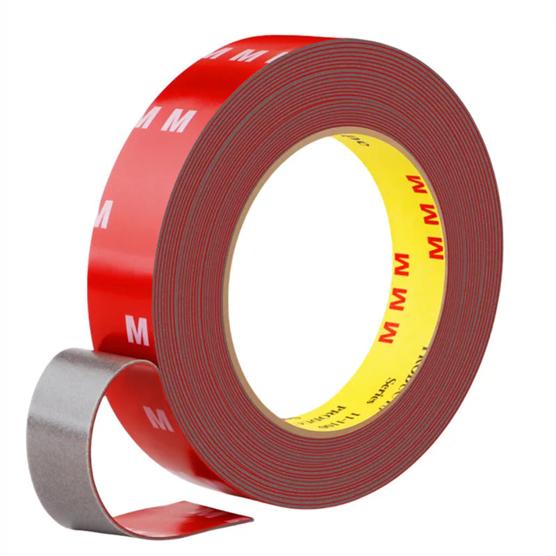 300CM Strong Permanent Double Sided Tape Acrylic Foam Adhesive Waterproof High Temperature Tape Sticker for Car Indoor Decor
