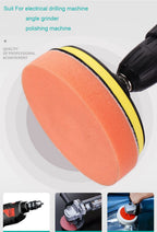 Headlight Repair Restoration Kit Car Polishing Disc 3inch 75mm Auto Waxing Sponge Sanding Pad With Sandpaper For Car Detailing