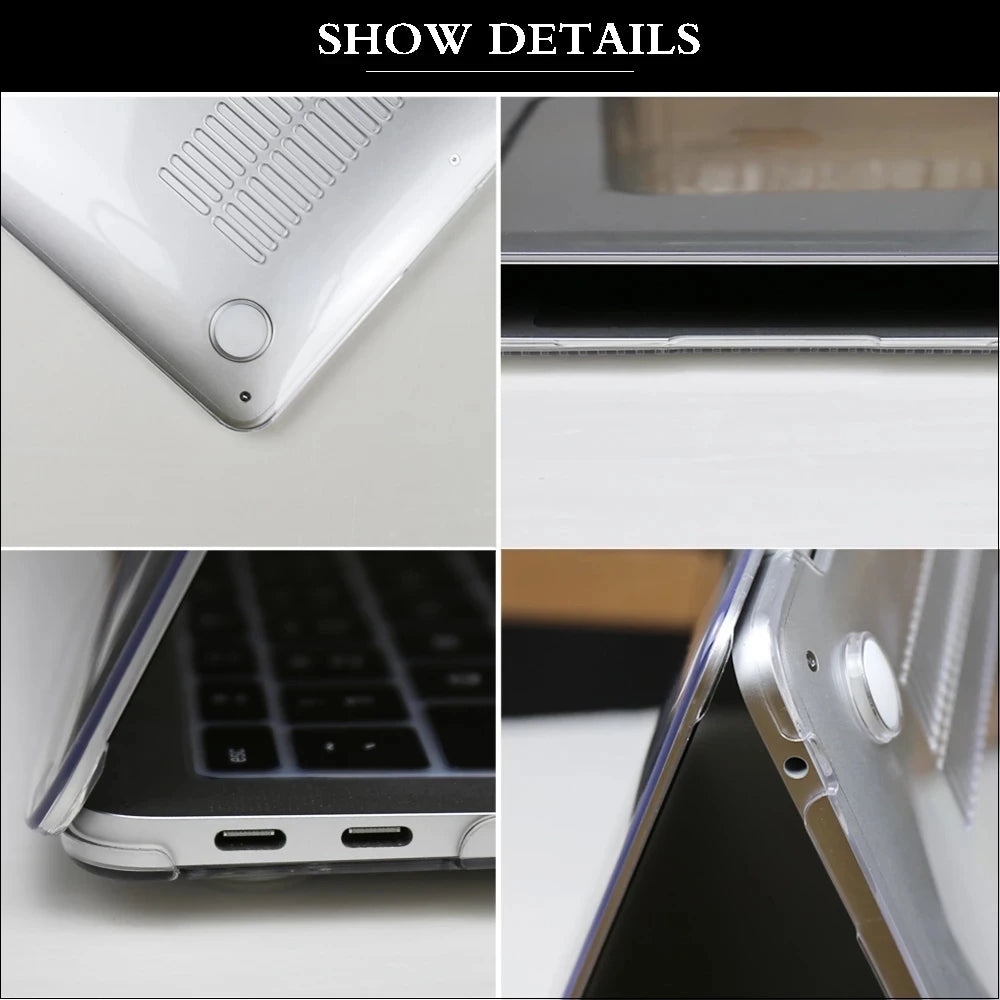 Laptop Cases for Macbook Pro 14 Case M2 M3 M5 Neo A18 Pro 16 Cover M1 Mac Book Air 13 Case 2025 13.6 Air 15.3 M4 Case