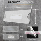 [TG835]10/20/30Pcs Name Tag Blank Name Badges Acrylic Name Tag Holders 70x30mm Insert Blank Acrylic Nameplate