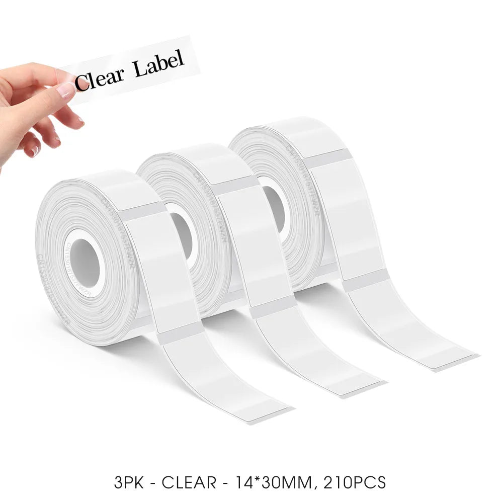 P15 Thermal Label Printer Similar as Marklife P15 P12 Mini Label Maker Portable Sticker Label Machine or 3PK 12mm Label Paper