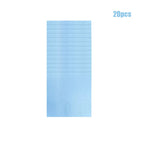 Light Blue Disposable Tableware Set Paper Plates Cups Napkins For Boy Baby Shower Kids Birthday Party Decorations Supplies