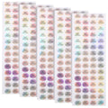 5Sheets Qc Passed Stickers Warehouse Tested Labels Adhesive Status Tags Quality Inspection Stickers Shipping Quality Test