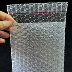 Self-Sealing Plastic Wrap Envelope Transparent Bubble Packing Bags PE Clear Shockproof Packaging Bag Double Film Bubble Bag