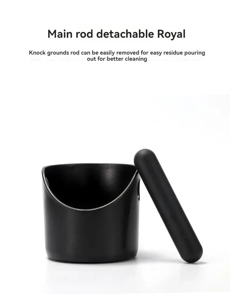 Coffee Grounds Waste Bucket Knock Box For Espresso Machine Handle Coffee Dregs Container Powder Recycling Bin Home Cafe Barista