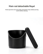 Coffee Grounds Waste Bucket Knock Box For Espresso Machine Handle Coffee Dregs Container Powder Recycling Bin Home Cafe Barista