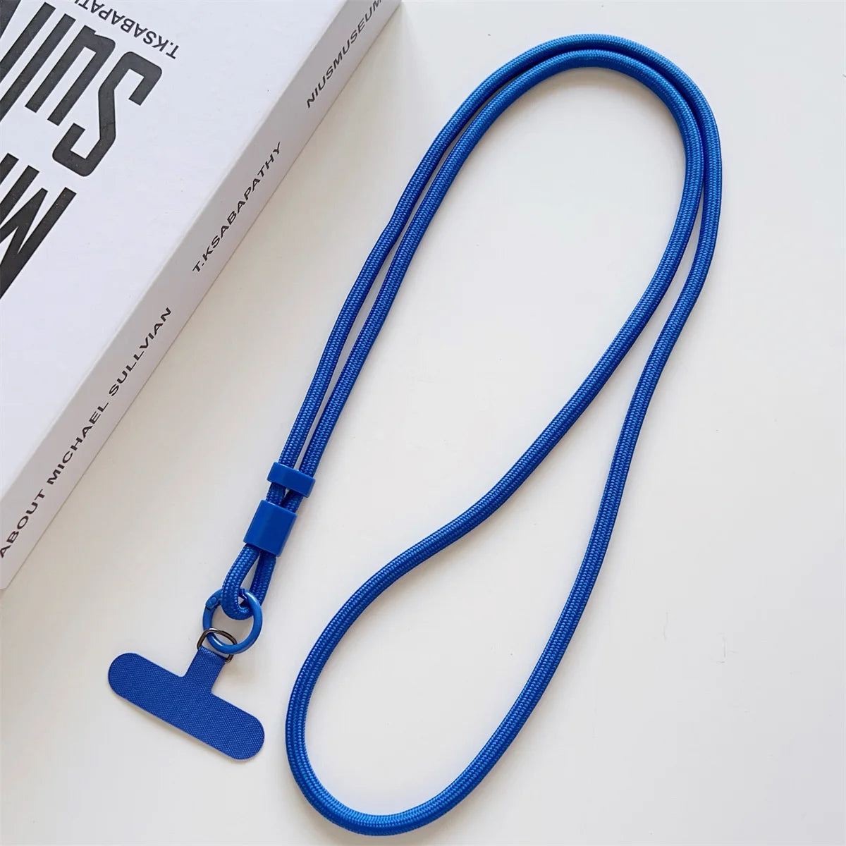 1Pc Universal Long Phone Lanyard Neck Hanging Rope Crossbody Rope With Phone Case Connection Clip