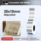 300dpi Niimbot M2 Portable Thermal Transfer Label Printer Multi-function Sticker Label Maker Machine for Clothes Tag Power Cable