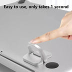 Universal 1 Pair Foldable Laptop Stand Home Invisible Non-slip Notebook Bracket Aluminium Alloy for MacBook HP Dell Lenovo