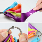 5Pcs Salt Oil Spoon Lovely Kitchen Colourworks Measuring Spoons Cup Baking Utensil Set Kit
