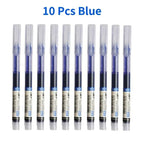 1-20Pcs Needle Type Gel Ink Pens Black/Blue/Red 0.5mm Liquid Ballpoint Pen Students Stationery School Office Writing Tool