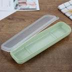 Tableware Box Portable Tableware Box Spoon Fork Storage Box Spoon, Fork, Chopsticks, Straw, Makeup Brush Storage Box