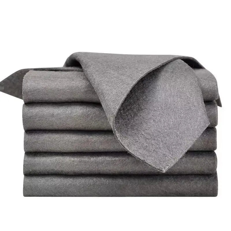 1/5 Magic Cleaning Cloth, Microfiber Glass Cleaning Towel, Reusable, Washable, Lint-Free, Suitable for Kitchen Glass and Cars