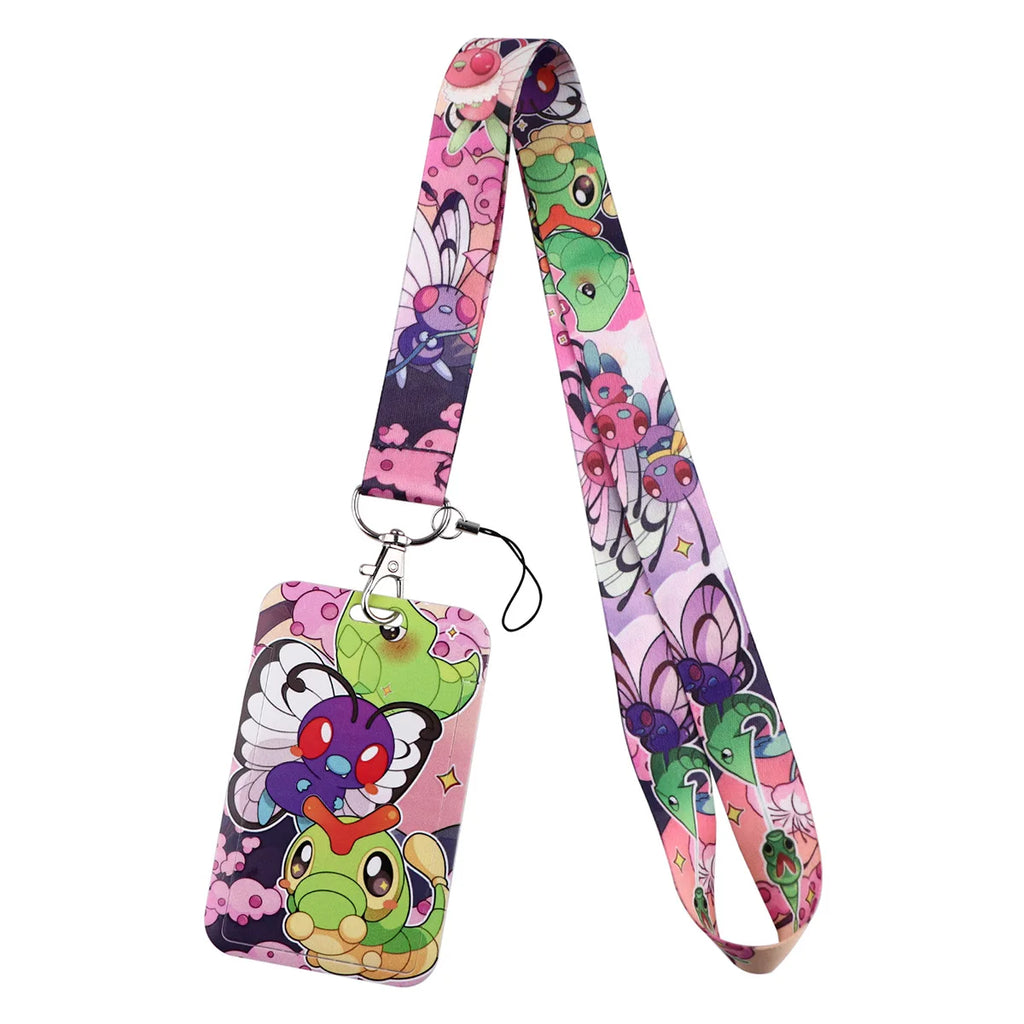 Cute Anime Lanyards For Key Neck Strap Lanyards ID Badge Holder Keychain Key Holder Hang Rope Keyrings Accessories Gifts