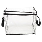 Collapsible Transparent Storage Box Student Portable Book Cube Large Capacity Waterproof Clear Organizer Storage Container