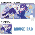 Project Sekai Birthday Full Character 25-ji Nightcord de PJSK Mouse pad Table Mat Gaming XXL Anime Mousepad Keyboard Desktop Mat
