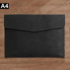 Large Capacity A4 File Folder Organizer with Double-Layer Laptop Protective Sleeve Storage Bag