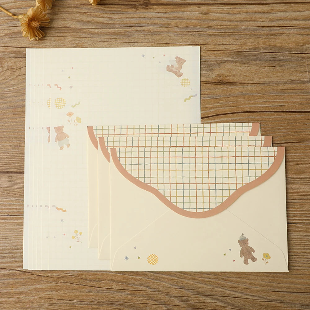 Creative and Beautiful Japanese Graffiti Letter Wholesale Exquisite Cute Cat Set Small Envelope