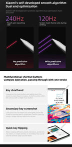Original Xiaomi Redmi Pad 2 Stylus Pen Redmi Pad Pro Tablet 4096 level Sense Drawing Writing Redmi Smart Pen Xiaomi Smart Pen