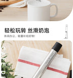 CAFEDEKONA Handheld Portable Electric Milk Frother, Mini Hand Mixer for Home Outdoor Barista Latte Art, AA Batteries Included