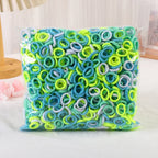 50/300/500 pcs Girls Colorful Elastic Hair Bands Ponytail Hold Hair Tie Rubber Bands Scrunchie Hair Accessories Bands for Girls