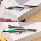 New Moonman B25 Fountain Pen Stainless Steel Imported F nib Ink Absorber Dual purpose Design high-end Office Stationery Supplies