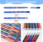 26 Pcs/Set Kawaii Erasable Pens 0.38mm Gel Pen Waterproof Gel Ink Stationery School Writing supplies for Notebook Office Student