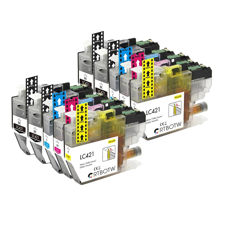 LC421XL LC421 421XL Compatible Ink Cartridge For Brother DCP-J1050DW MFC-J1010DW DCP-J1140DW Printer