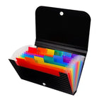 Portable Receipt Folder Accordion Folder A6 Size Expandable File Wallet for Ideal for School Student Office Business Sta