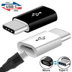 1/3Pcs Micro USB Female To Type C Male Adapter OTG Converter Micro-B To USB-C Connector Charging Cable Adapter Phone Accessories
