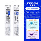 ZEBRA SARASA Dry airfitgrip Gel Pen 0.5/0.4mm Black Core Quick-Drying Smooth Writing Stylos boligrafo gel Stationery for school