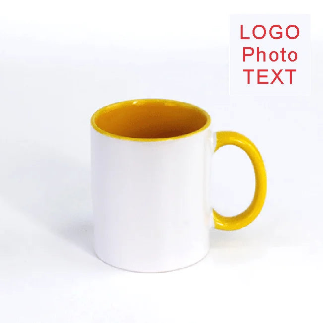 DIY Customized 350ML 12oz Ceramic Mug Print Picture Photo LOGO Text Personalized Coffee Milk Cup Creative Present Cute Gift