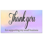 10-50pcs Thank You Cards For Small Business Colorful Laser Paper Thank You For Your Order "Beyond Grateful" Cards