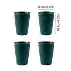 4/16Pcs Wheat Straw Tableware Set Eco Friendly Unbreakable Dinnerware Kitchen Cutlery Kids Dishes Eating Cutlery Camping