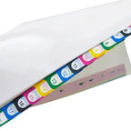 5/10/20Sheets/Lot A4 Divider Index Page Tab Cards For 11-Holes Ring Binders Notebooks Stationery Bookmark School Office Supplies