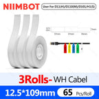 Niimbot D110 Label Printer Bluetooth Mini Adhesive Portable Smart Label Maker UV Without Ink For Office School Labeling Machine