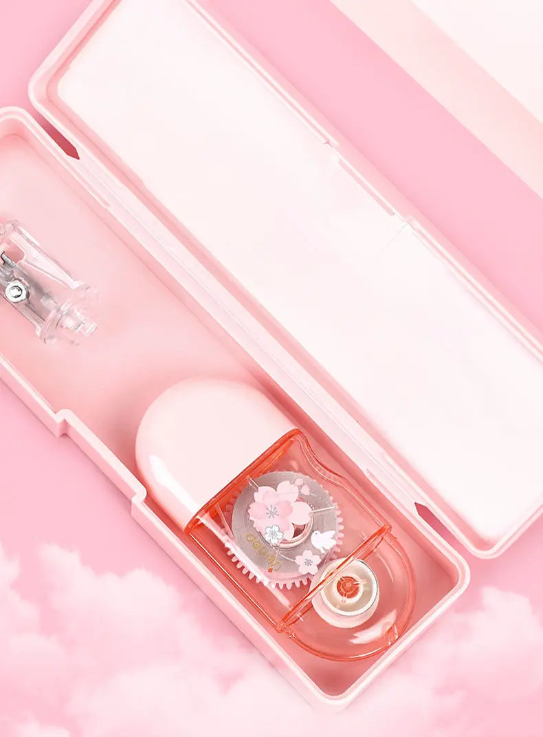 1Pcs School Supplies Sakura Correction Tape Cute Small Portable Small Fresh Students with Large Capacity kawaii Correction Tape