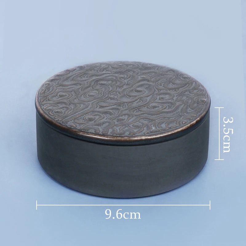 Calligraphy Ink Stone Natural Raw Stone Inkstone Brush Writing Painting Inkstone Vintage Students Multifunctional Ink Cartridge